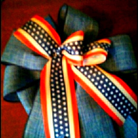DIY BOW Wreath Gift Package Patriotic FINAL SALE - Picture 2 of 4